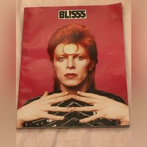 DAVID BOWIE ON COVER OF 2016 FEBRUARY BLISSS BL!SS  MAGAZINE